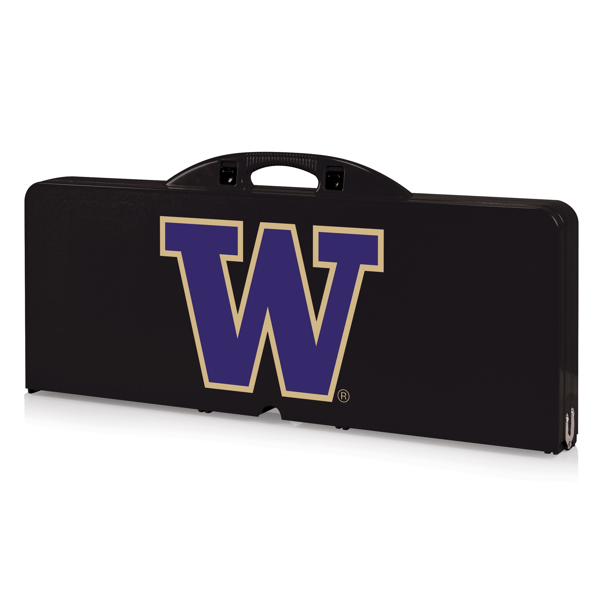 Washington Huskies - Picnic Table Portable Folding Table with Seats