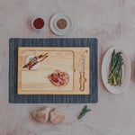 Icon Glass Top Cutting Board & Knife Set