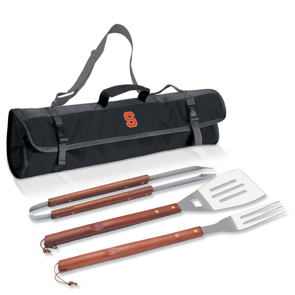 Syracuse Orange - 3-Piece BBQ Tote & Grill Set