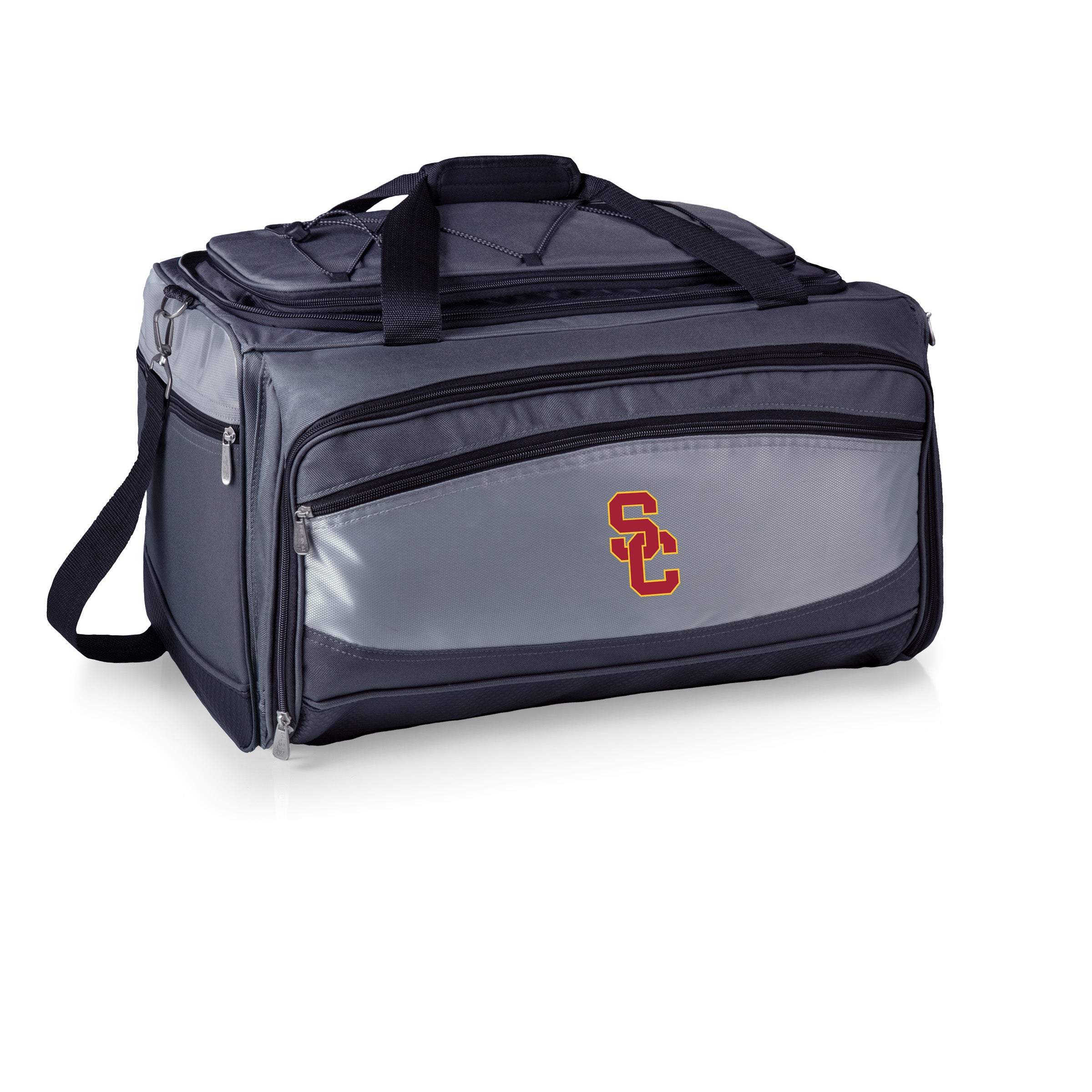 USC Trojans - Buccaneer Portable Charcoal Grill & Cooler Tote