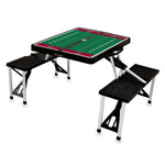 Football Field - South Carolina Gamecocks - Picnic Table Portable Folding Table with Seats