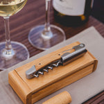 App State Mountaineers - Elan Deluxe Corkscrew In Bamboo Box