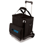 Carolina Panthers - Cellar 6-Bottle Wine Carrier & Cooler Tote with Trolley