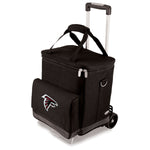 Atlanta Falcons - Cellar 6-Bottle Wine Carrier & Cooler Tote with Trolley