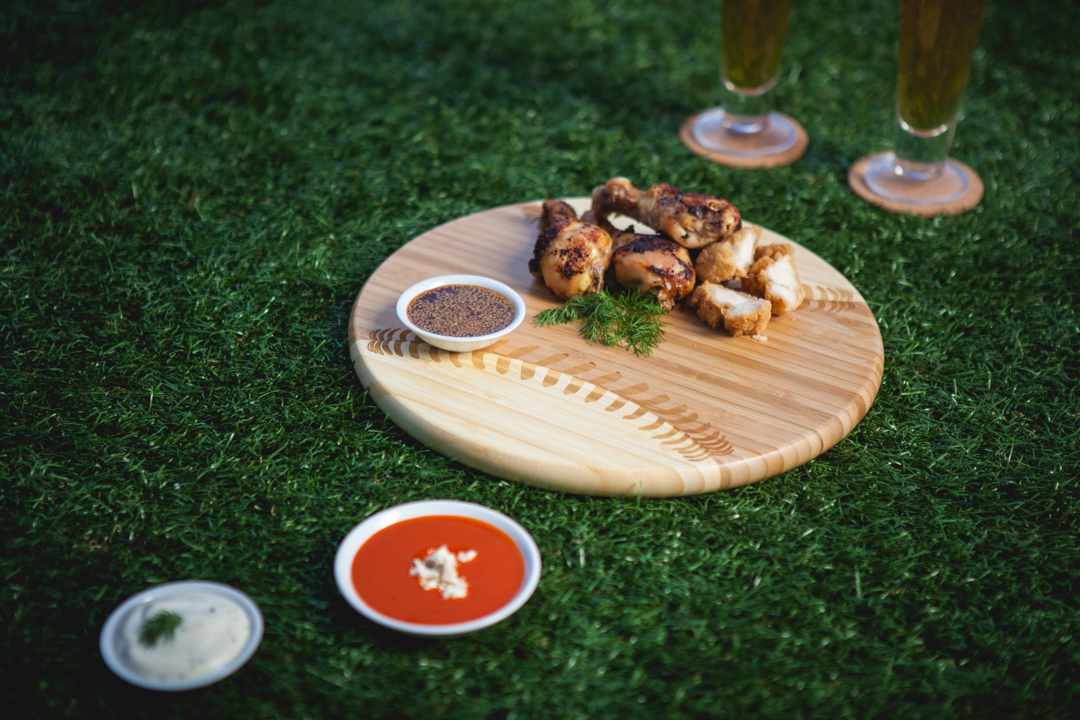 Nebraska Cornhuskers - Home Run! Baseball Cutting Board & Serving Tray