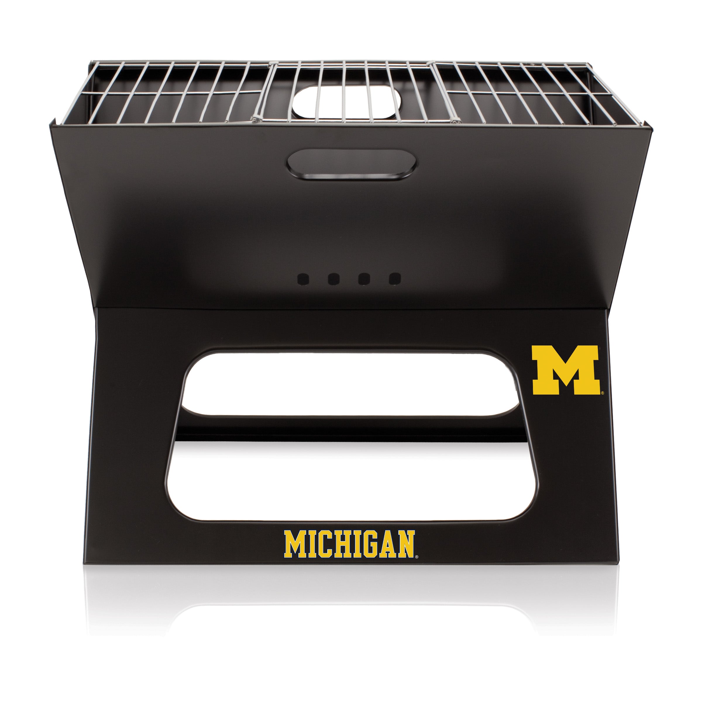 Michigan Wolverines - X-Grill Portable Charcoal BBQ Grill