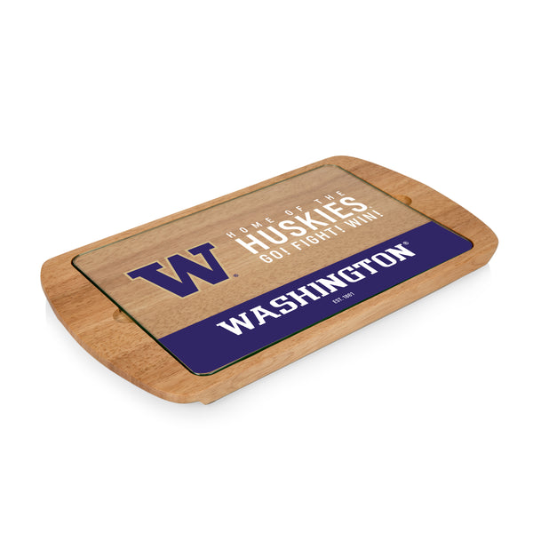 Washington Huskies - Billboard Glass Top Serving Tray