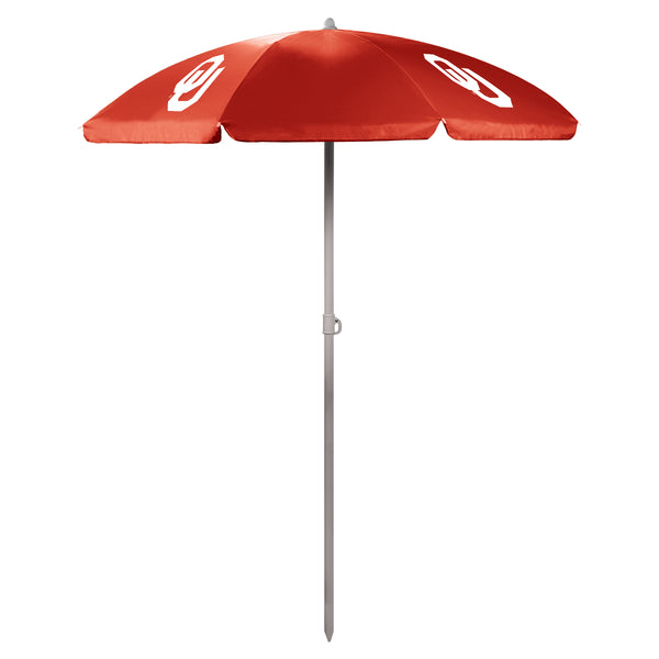 Oklahoma Sooners - 5.5 Ft. Portable Beach Umbrella