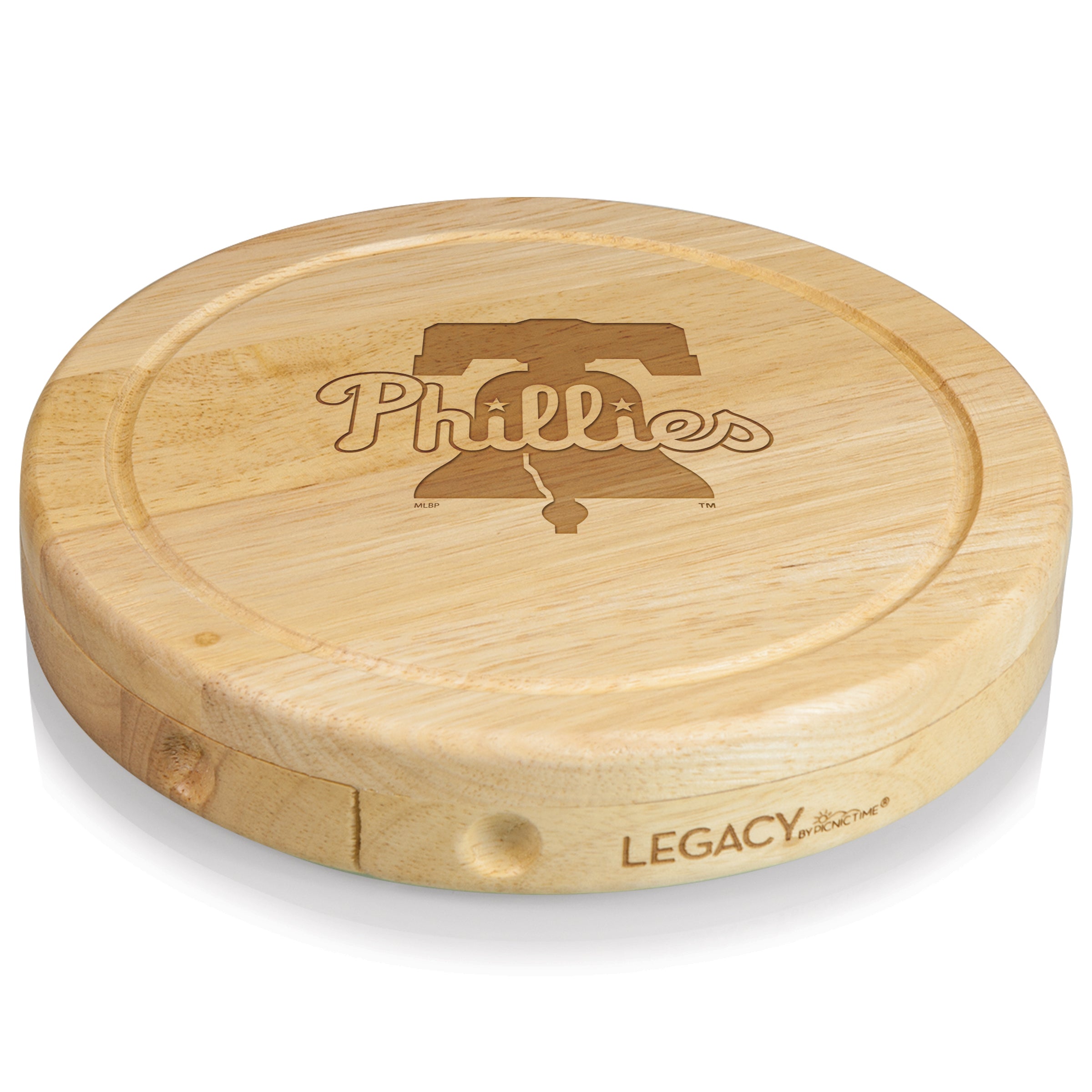 Philadelphia Phillies - Brie Cheese Cutting Board & Tools Set