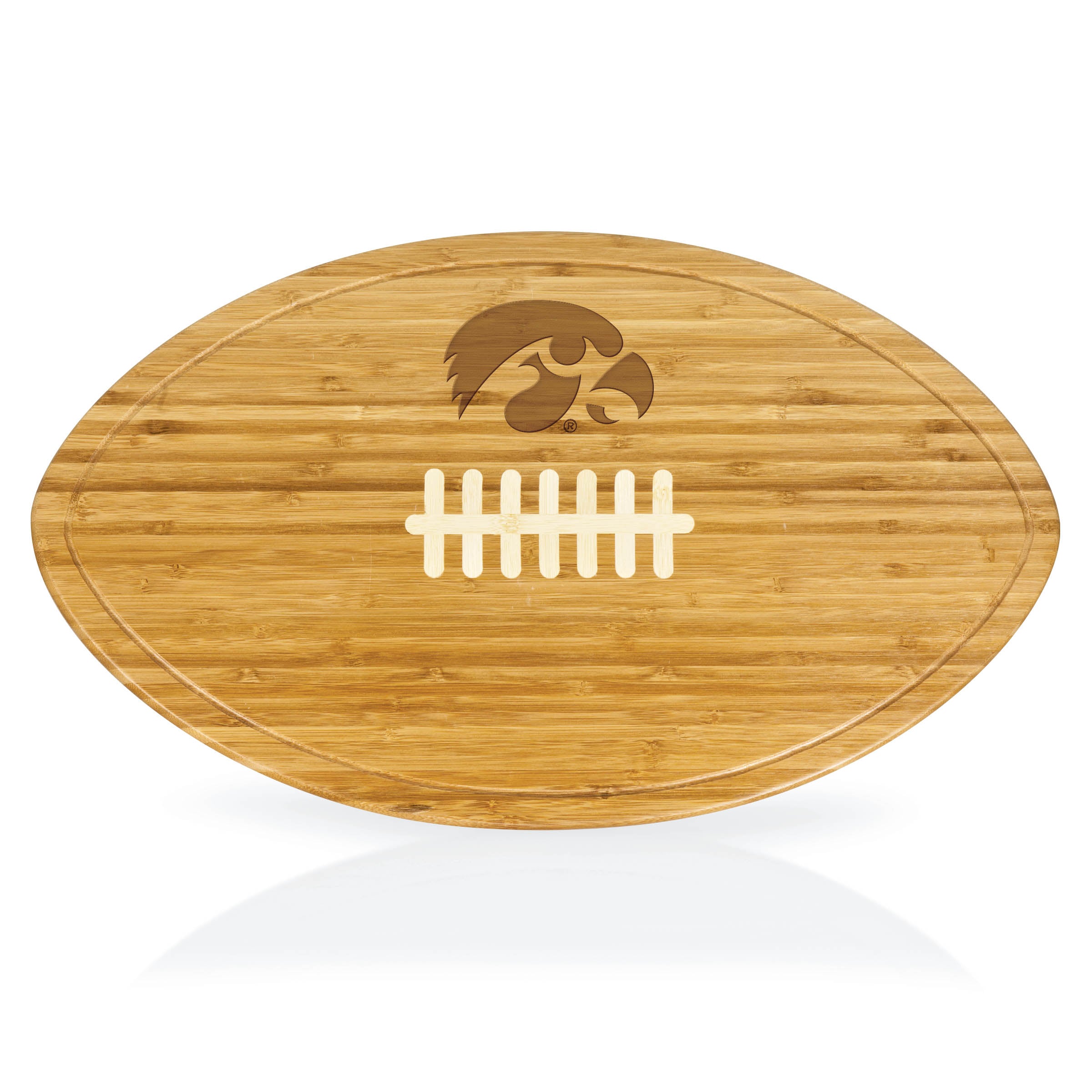 Iowa Hawkeyes - Kickoff Football Cutting Board & Serving Tray