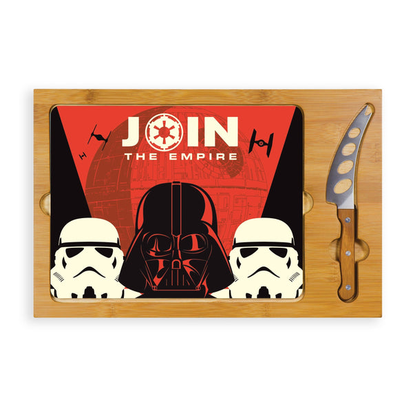 Star Wars Empire - Icon Glass Top Cutting Board & Knife Set