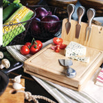 Asiago Cheese Cutting Board & Tools Set