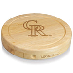 Colorado Rockies - Brie Cheese Cutting Board & Tools Set