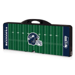 Seattle Seahawks Football Field - Picnic Table Portable Folding Table with Seats