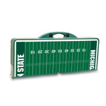 Michigan State Spartans Football Field - Picnic Table Portable Folding Table with Seats