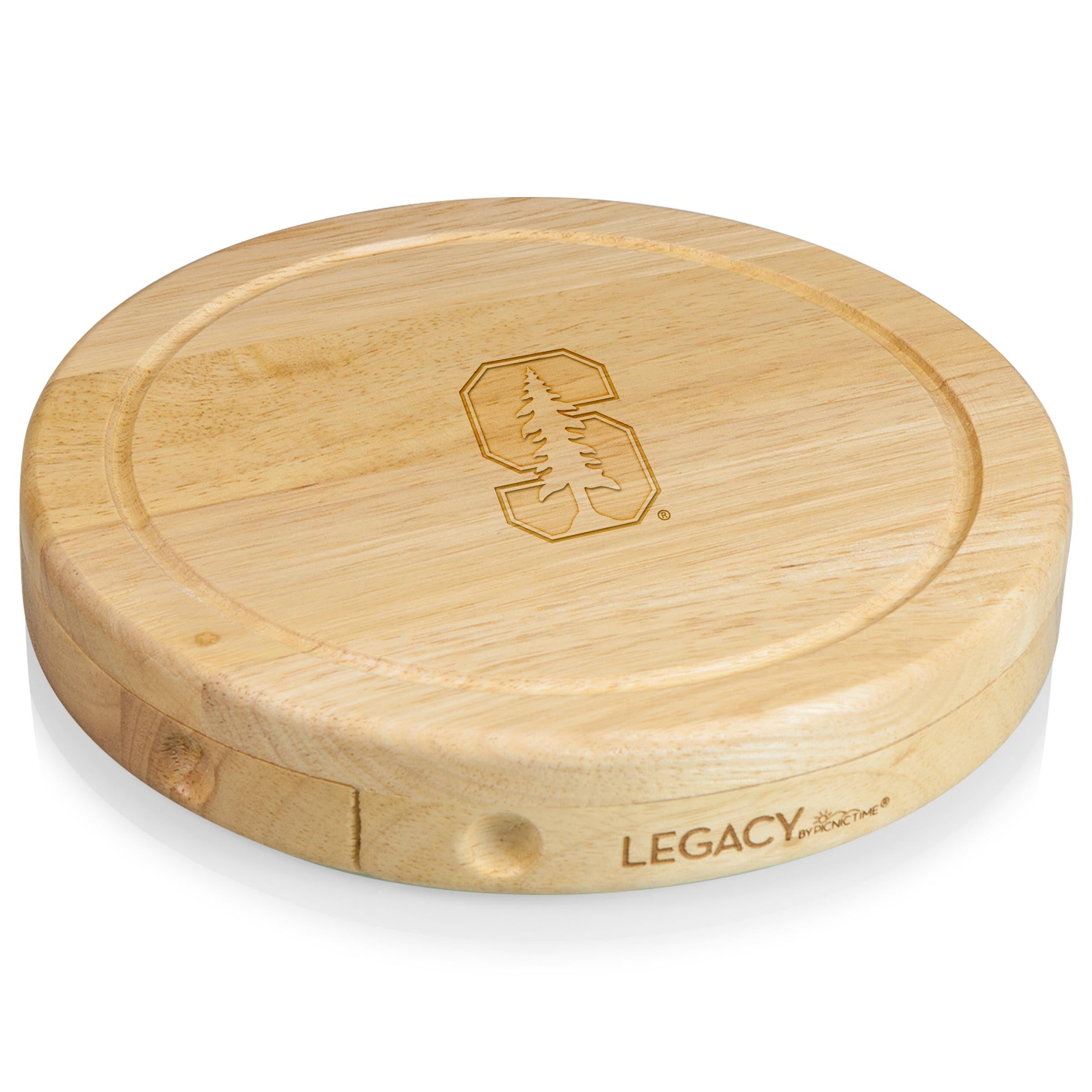 Stanford Cardinal - Brie Cheese Cutting Board & Tools Set