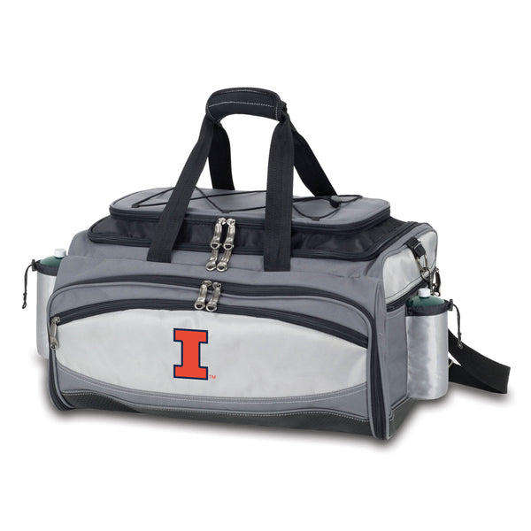 Illinois Fighting Illini - Vulcan Portable Propane Grill & Cooler Tote