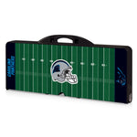 Carolina Panthers Football Field - Picnic Table Portable Folding Table with Seats