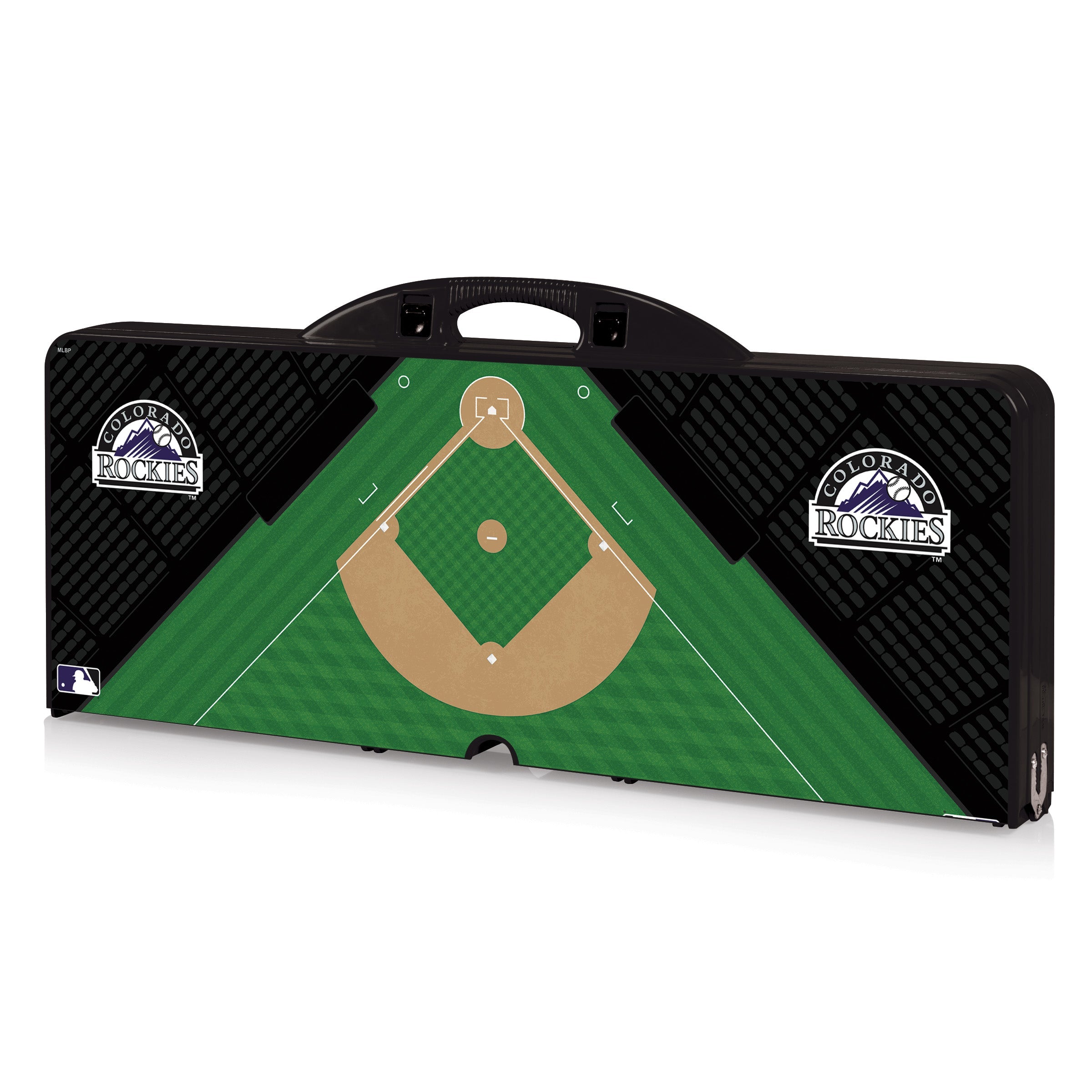 Colorado Rockies Baseball Diamond - Picnic Table Portable Folding Table with Seats