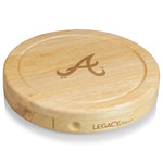 Atlanta Braves - Brie Cheese Cutting Board & Tools Set