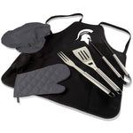 Michigan State Spartans - BBQ Apron Tote Pro Grill Set