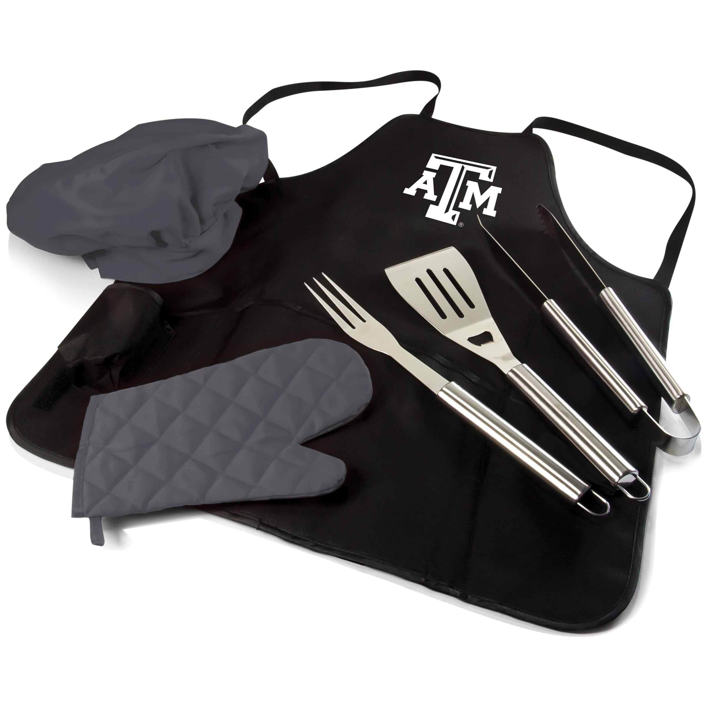 Texas A&M Aggies - BBQ Apron Tote Pro Grill Set