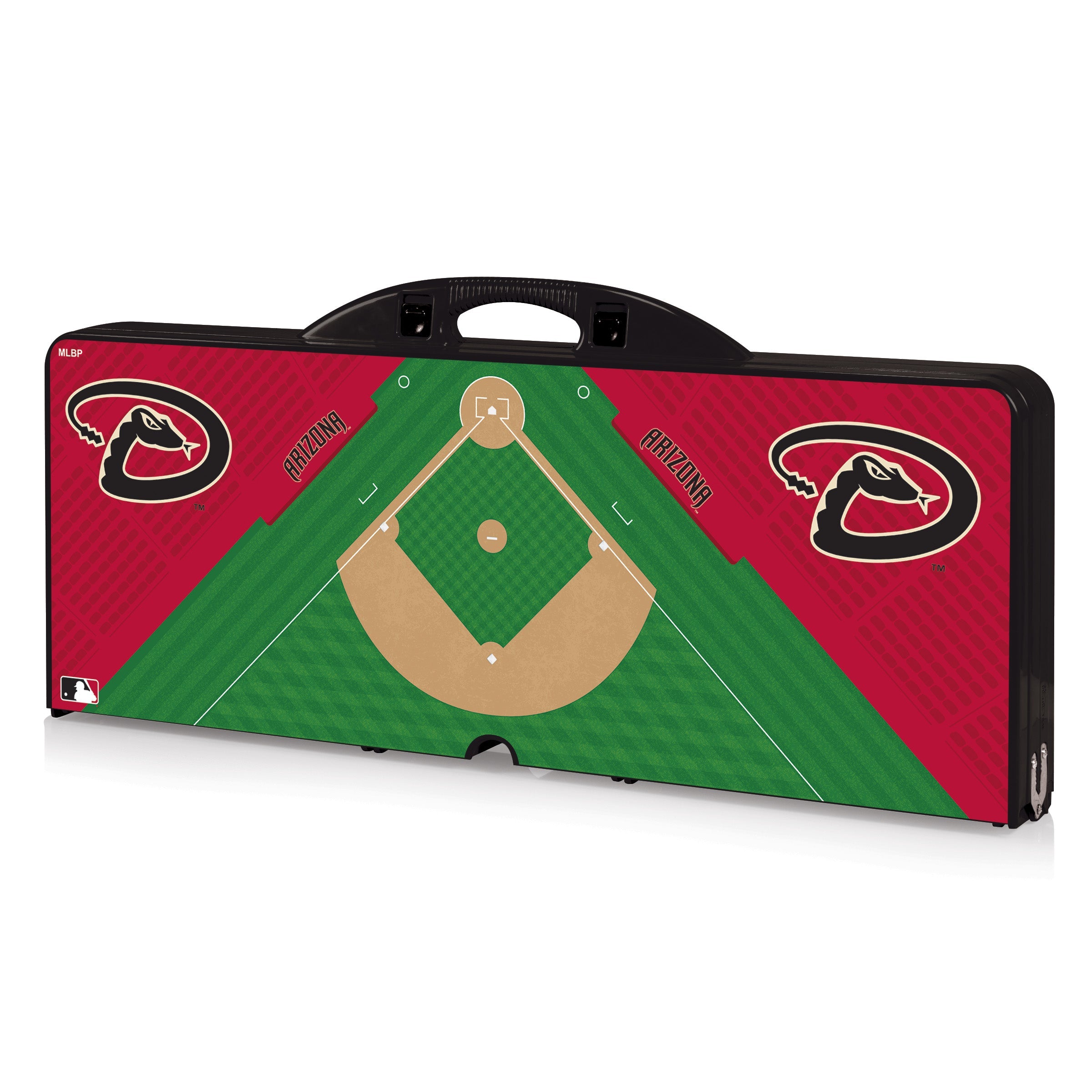 Arizona Diamondbacks Baseball Diamond - Picnic Table Portable Folding Table with Seats