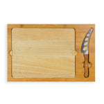 LSU Tigers - Icon Glass Top Cutting Board & Knife Set