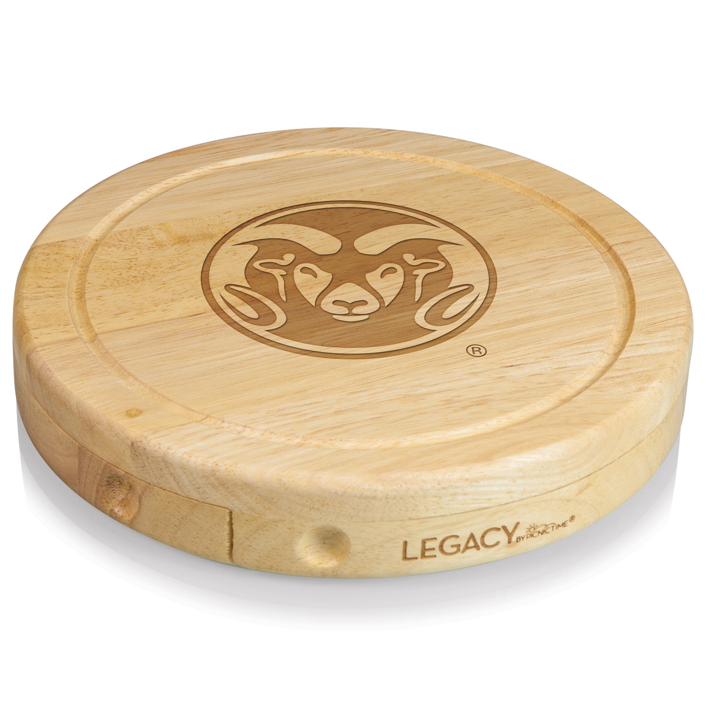 Colorado State Rams - Brie Cheese Cutting Board & Tools Set