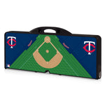 Minnesota Twins Baseball Diamond - Picnic Table Portable Folding Table with Seats