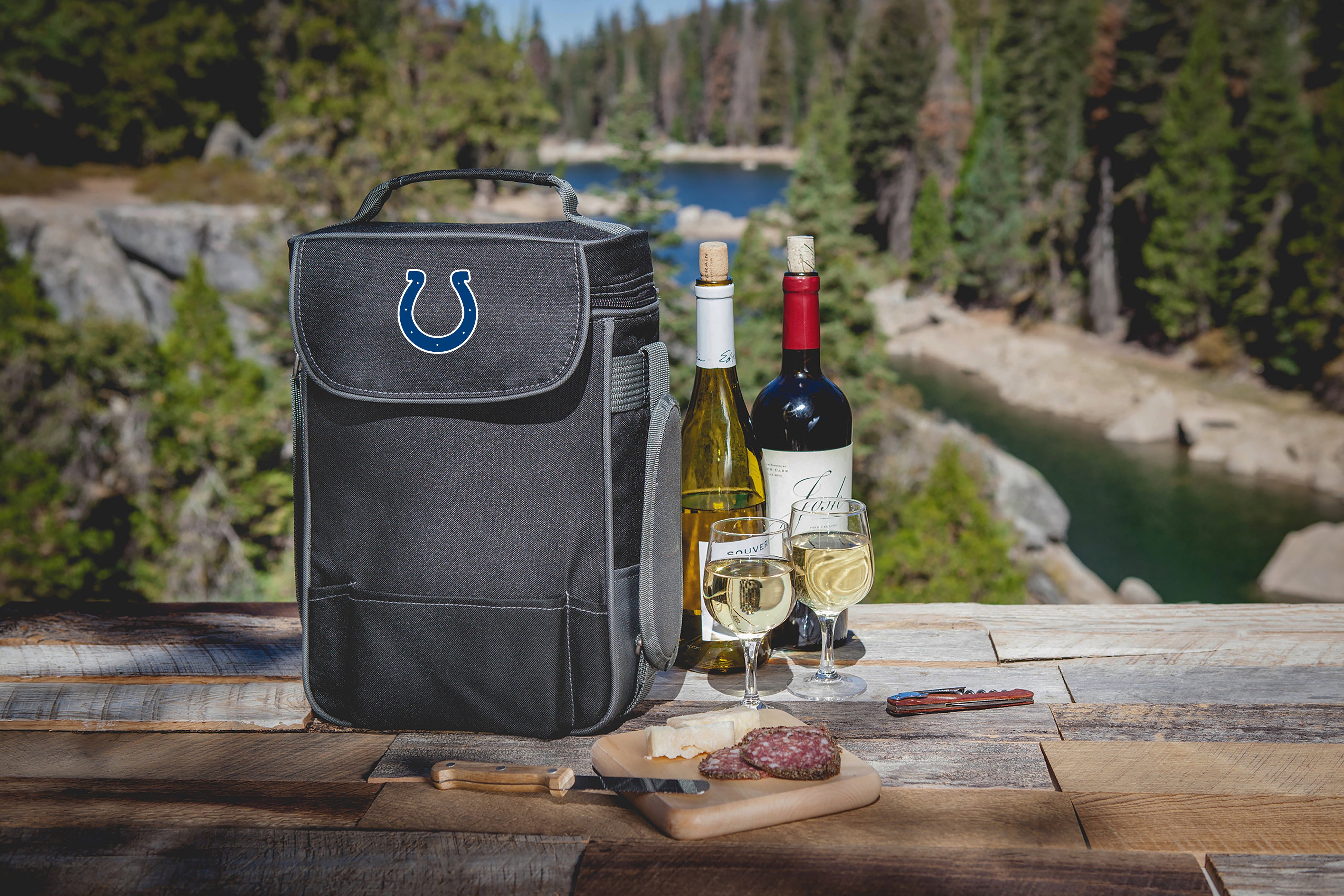 Indianapolis Colts - Duet Wine & Cheese Tote