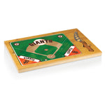 San Francisco Giants Baseball Diamond - Icon Glass Top Cutting Board & Knife Set