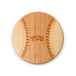 TCU Horned Frogs - Home Run! Baseball Cutting Board & Serving Tray