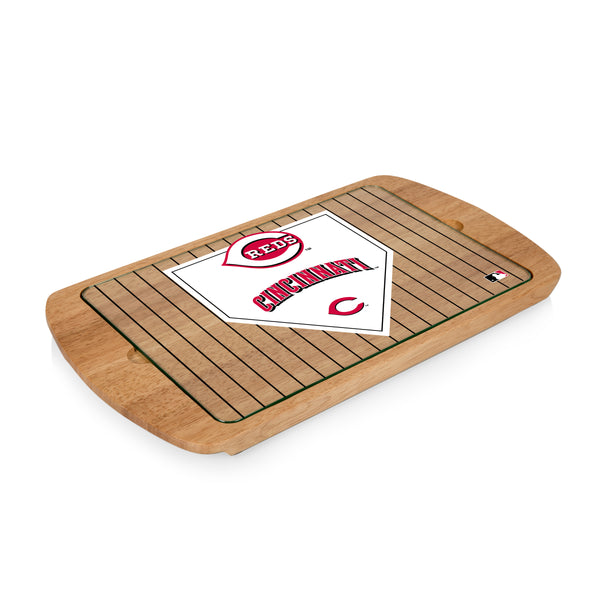 Cincinnati Reds - Billboard Glass Top Serving Tray