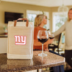 New York Giants - Pinot Jute 2 Bottle Insulated Wine Bag