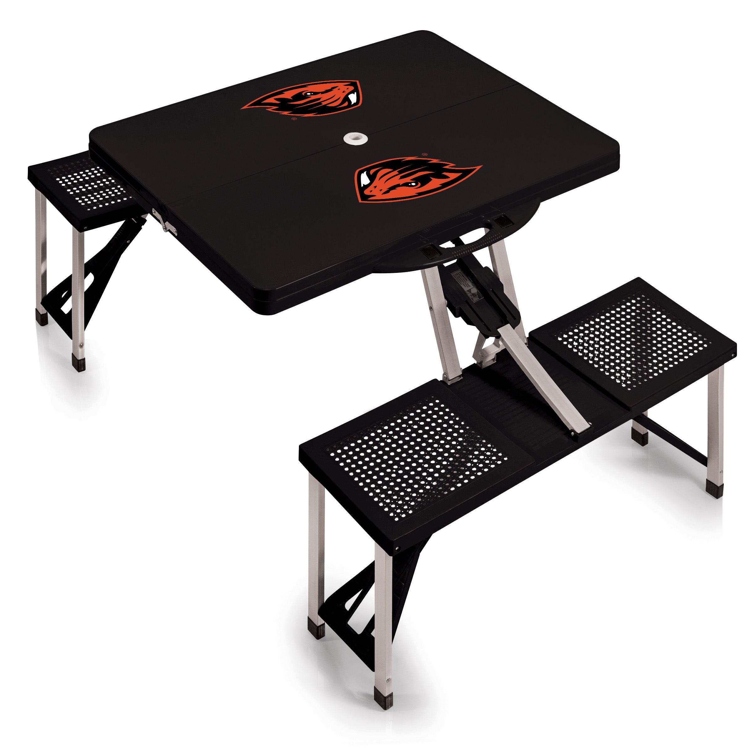 Oregon State Beavers - Picnic Table Portable Folding Table with Seats