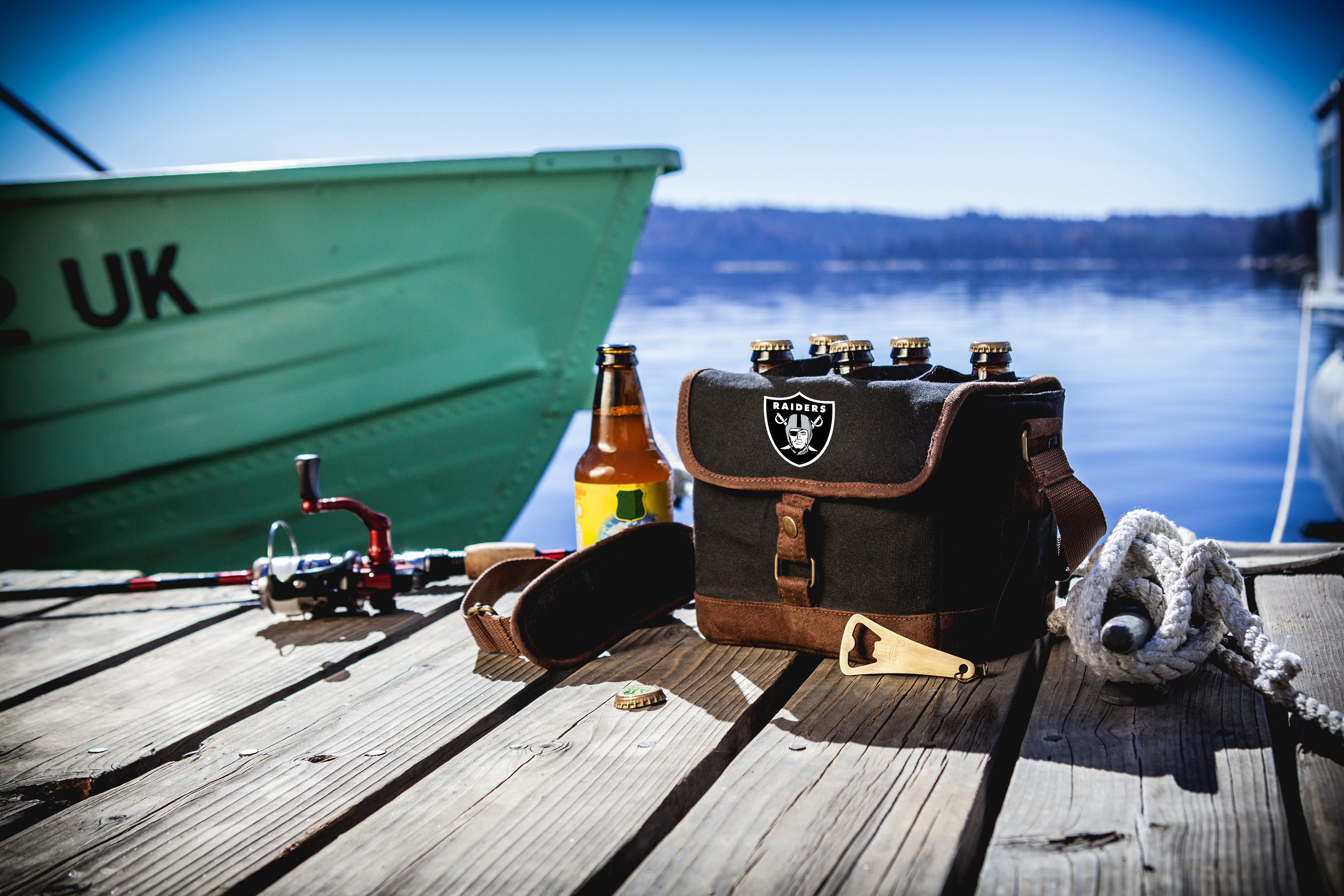 Las Vegas Raiders - Beer Caddy Cooler Tote with Opener