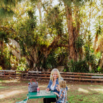 Green Bay Packers Football Field - Picnic Table Portable Folding Table with Seats