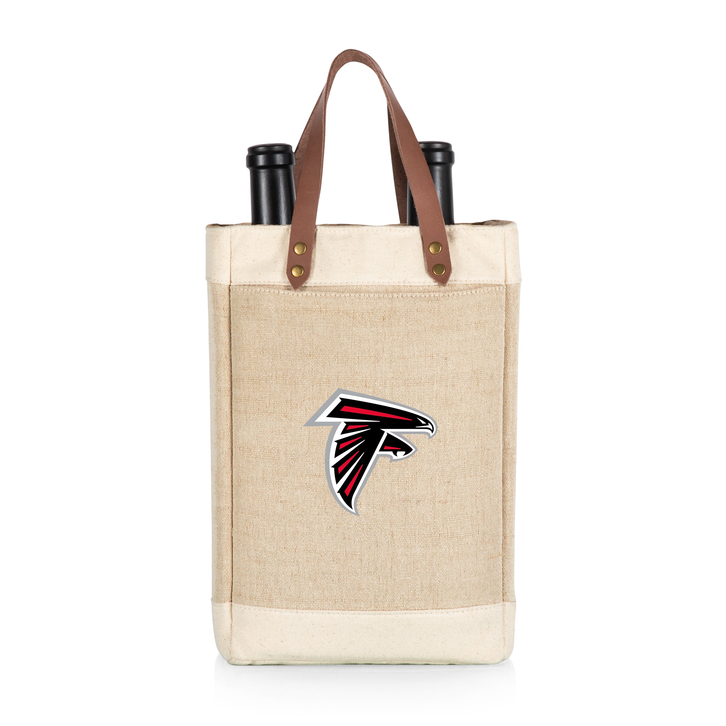 Atlanta Falcons - Pinot Jute 2 Bottle Insulated Wine Bag