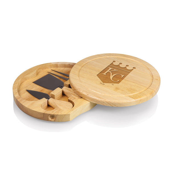 Kansas City Royals - Brie Cheese Cutting Board & Tools Set