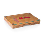 Ole Miss Rebels - Concerto Glass Top Cheese Cutting Board & Tools Set