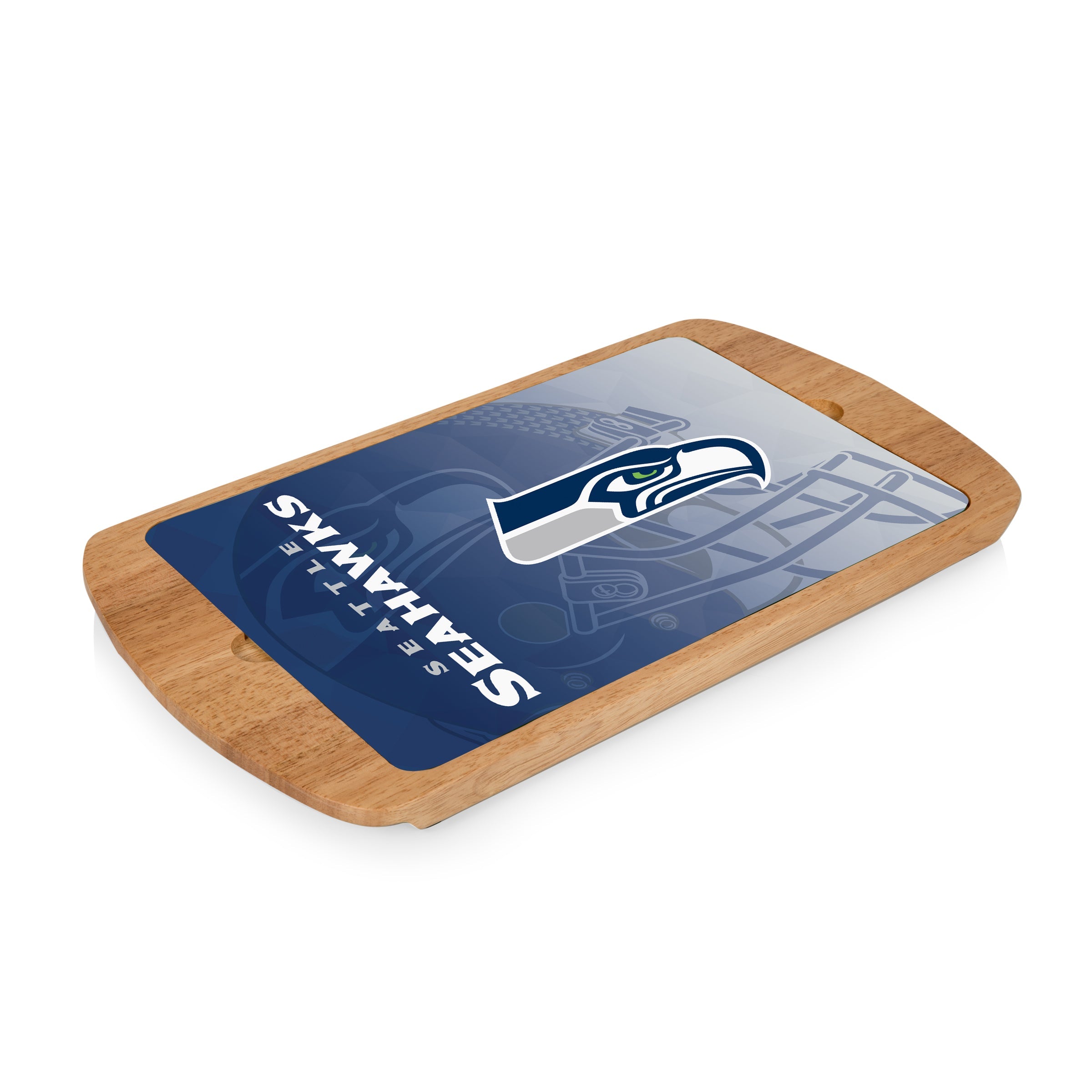 Seattle Seahawks - Billboard Glass Top Serving Tray