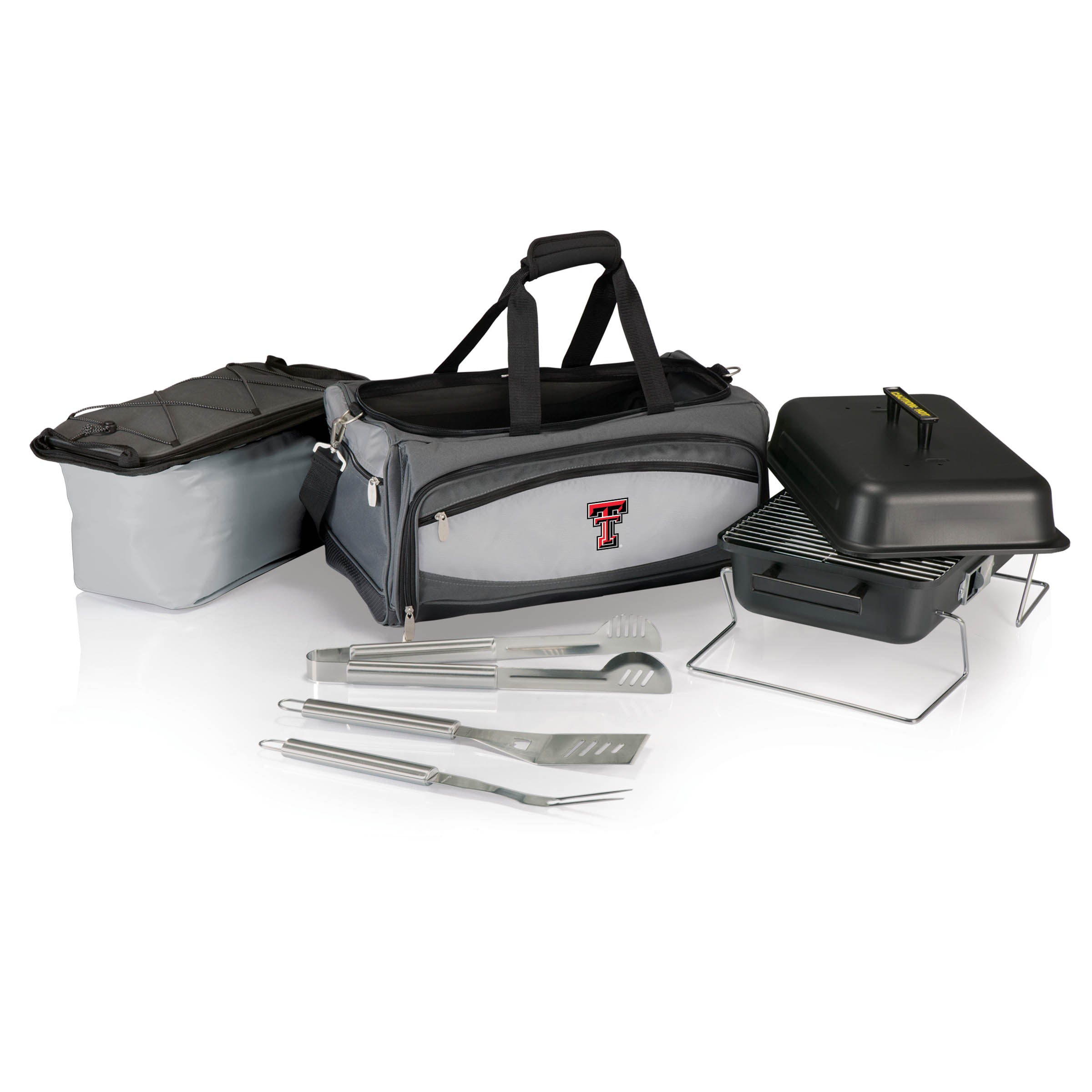 Texas Tech Red Raiders - Buccaneer Portable Charcoal Grill & Cooler Tote