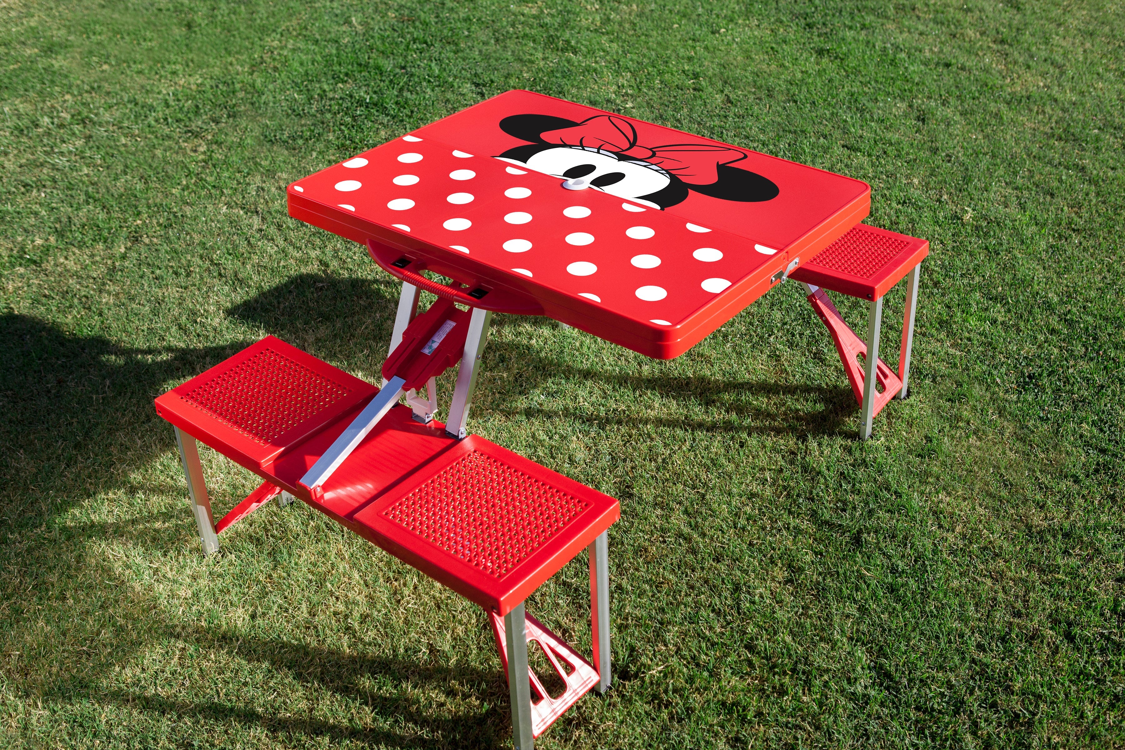 Minnie Mouse - Picnic Table Portable Folding Table with Seats