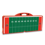 Louisville Cardinals Football Field - Picnic Table Portable Folding Table with Seats