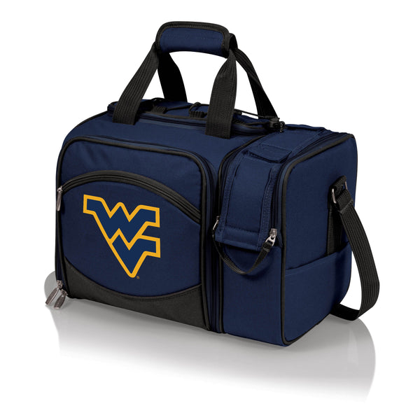 West Virginia Mountaineers - Malibu Picnic Basket Cooler