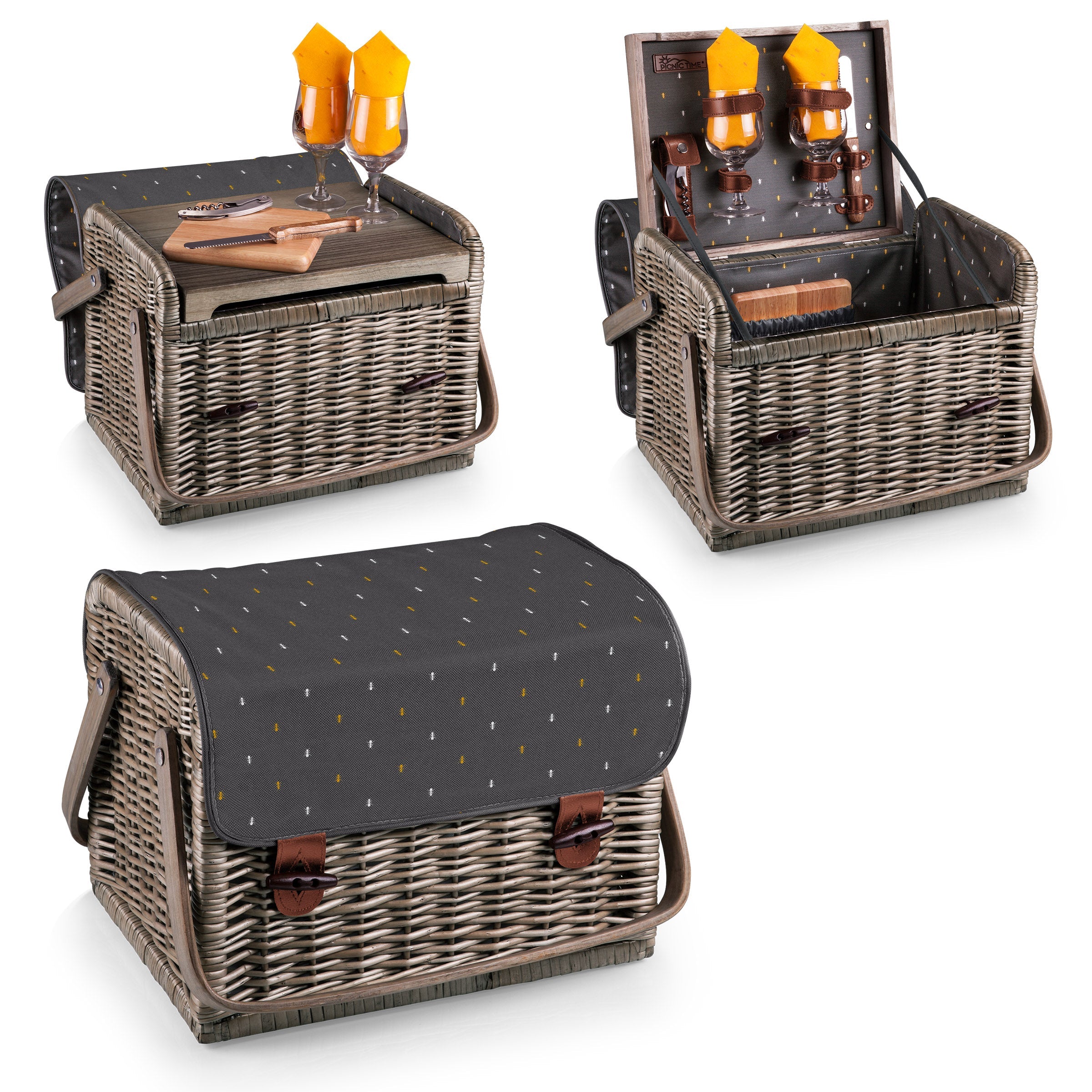 Kabrio Wine & Cheese Picnic Basket