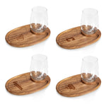 Cleveland Guardians - Wine Appetizer Plate Set Of 4