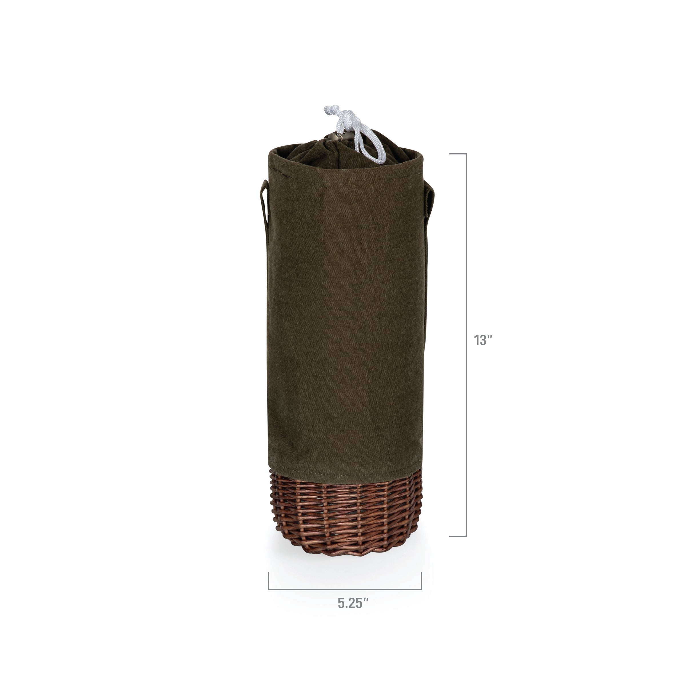 Washington Commanders - Malbec Insulated Canvas and Willow Wine Bottle Basket