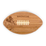 Denver Broncos Mickey Mouse - Touchdown! Football Cutting Board & Serving Tray